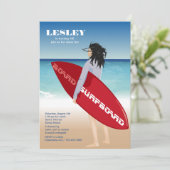 Invitation de poussins de surf (Debout devant)