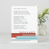 Invitation de Prague : Rouge moderne (Debout devant)