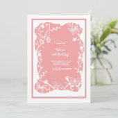 Invitation de prairie papillon (Debout devant)