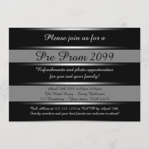 Invitation de Pré-Bal d'étudiants, pré bal