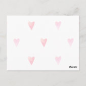 Invitation de premier anniversaire jolie (Dos)