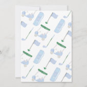 Invitation de premier anniversaire par personne (Dos)