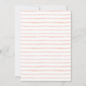 Invitation de premier anniversaire rose (Dos)