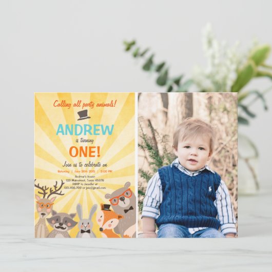 Invitation de première année dans la forêt de Wood (Debout devant)