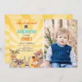 Invitation de première année dans la forêt de Wood (Devant / Derrière)