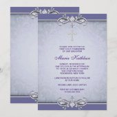 Invitation de première communion à la croix de Dam (Devant / Derrière)