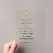 Invitation de première communion avec un script mi (In situ (ordinateur de poche))