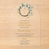 Invitation de première communion pour garçon ou fi (Recto)