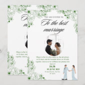 Invitation de prêt avec un grand design (Devant / Derrière)