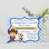 Invitation de Prince pour le premier anniversaire (Debout devant)