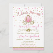 Invitation de princesse baby shower (Devant)