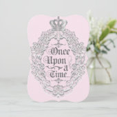 Invitation de princesse de conte de fée vintage (Debout devant)