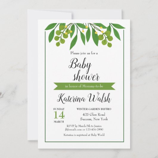 Invitation de printemps (Devant)