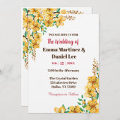 Invitation de printemps dynamique (Devant / Derrière)