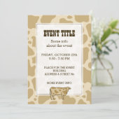 Invitation de profil de vache (Debout devant)