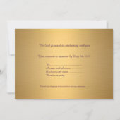 Invitation de prom, Prom Senior, élégant, violet (Dos)