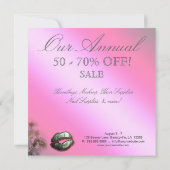 Invitation de promotion pour vente de Salon de Bea (Dos)