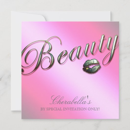 Invitation de promotion pour vente de Salon de Bea (Devant)