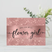 Invitation de proposition de demoiselle d'honneur (Debout devant)