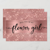 Invitation de proposition de demoiselle d'honneur (Devant / Derrière)