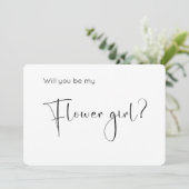 Invitation de proposition de Fleur de Script moder (Debout devant)