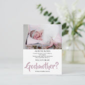 Invitation de proposition de marraine de photo mod (Debout devant)