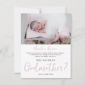 Invitation de proposition de marraine de photo mod (Devant)