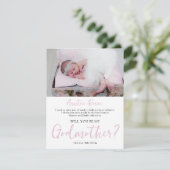 Invitation de proposition de marraine de photo mod (Debout devant)