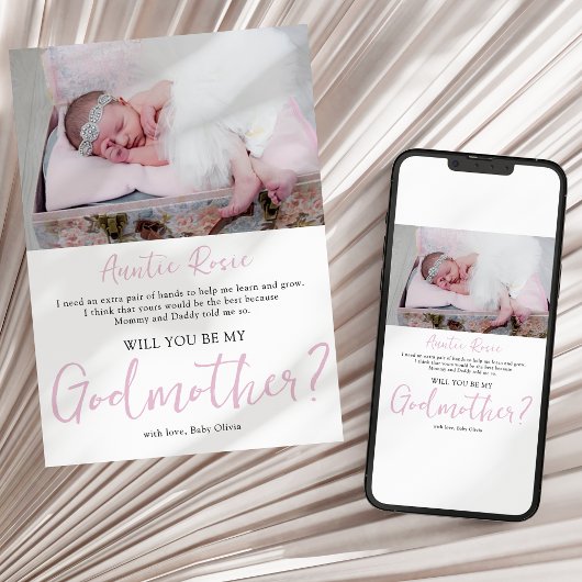 Invitation de proposition de marraine de photo mod