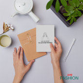 Invitation de proposition de servante minimaliste