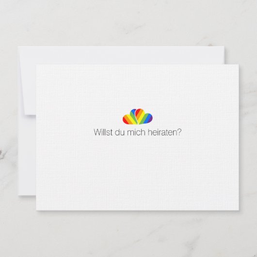 invitation de proposition gay (Devant)