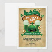 Invitation de prospectus Saint Patricks (Devant / Derrière)