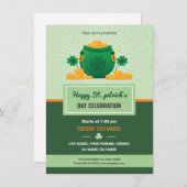 Invitation de prospectus Saint Patricks (Devant / Derrière)