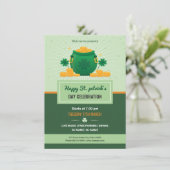 Invitation de prospectus Saint Patricks (Debout devant)