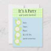 Invitation de protection de lis (Devant)