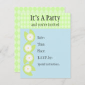 Invitation de protection de lis (Devant / Derrière)