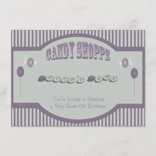 Invitation de Purple Candy Shoppe