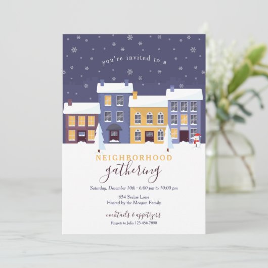 Invitation de quartier d'hiver (Debout devant)