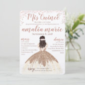 INVITATION DE QUINCEANERA (Debout devant)