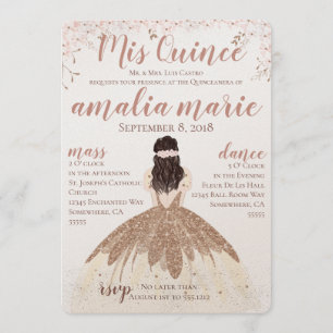 INVITATION DE QUINCEANERA