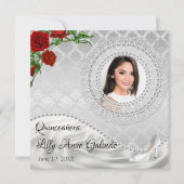 Invitation de Quinceañera (Devant)