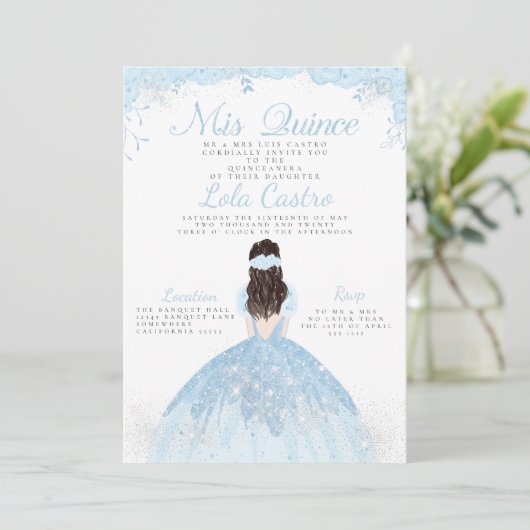 INVITATION DE QUINCEANERA (Debout devant)
