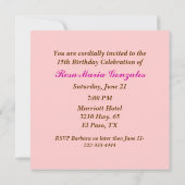 Invitation de Quinceañera de photo (Dos)