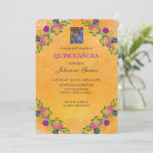 INVITATION DE QUINCEAÑERA DIA DE LOS MUERTOS (Debout devant)