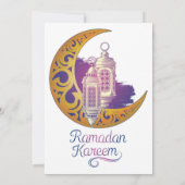 Invitation de Ramadan accessoire-Ramadan (Dos)