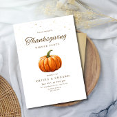 Invitation de rassemblement de Thanksgiving Citrou
