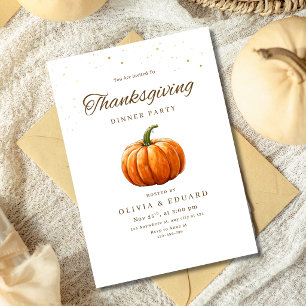 Invitation de rassemblement de Thanksgiving Citrou