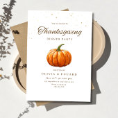 Invitation de rassemblement de Thanksgiving Citrou