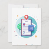Invitation de réalité augmentée interactif (Devant)