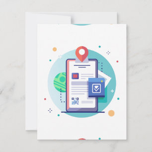 Invitation de réalité augmentée interactif